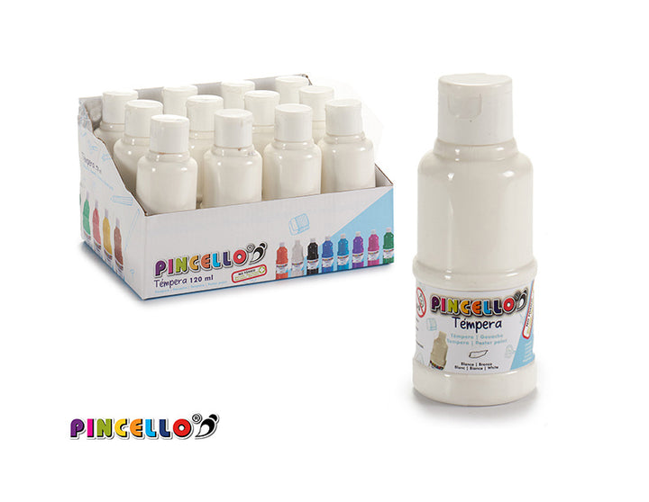 Poster paint pot 120 ml white - Dollarstore.dk