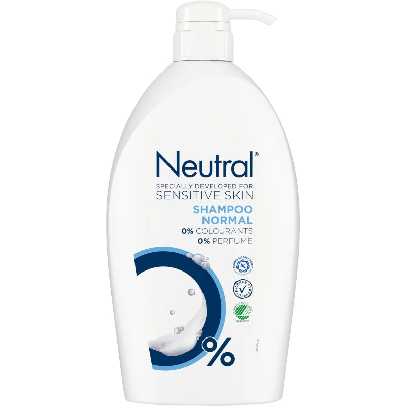 Neutral 1000 ml – Shampoo 0 % farb- und parfümfrei – Pumpe