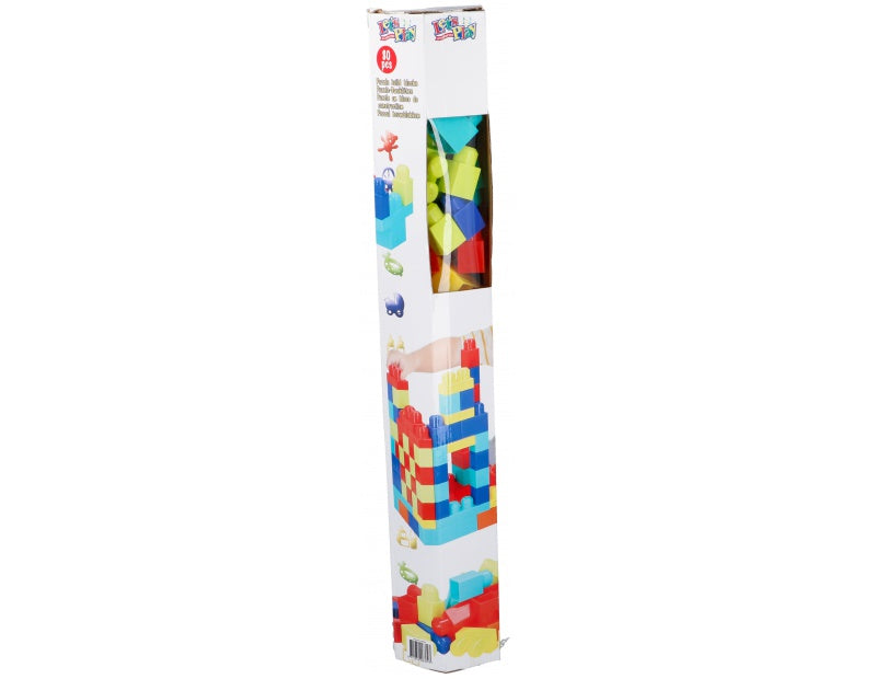 Puzzle build blocks 80stk pl