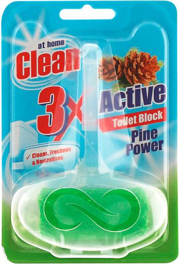 At Home Clean - Toilet Block 40gr - Pine - Dollarstore.dk