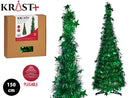 Krist - Wirbelnder Weihnachtsbaum 150 cm, Farbe Metallic-Grün. Klappfunktion