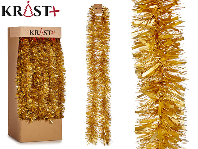 Krist - Girlande 200 x 9 cm Metallic-Goldfarbe