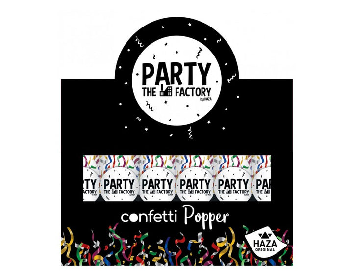 Haza - Party The Factory Lille Konfetti Rør - Dollarstore.dk