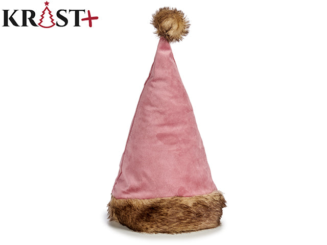 Krist - Weihnachtsmütze Rosa Velours