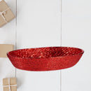 Korb – Metallic-Rot – 24 cm