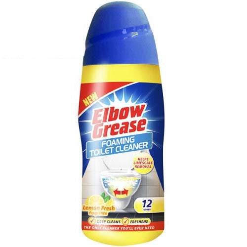 Elbow Grease – Zitronenfrischer, schäumender Toilettenreiniger, 12 Dosierungen, 500 g