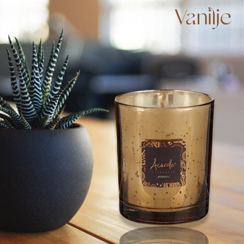 Acorde – 42-Stunden-Duftkerze in Geschenkbox, extra konzentriertes Premium-Design – Vanille
