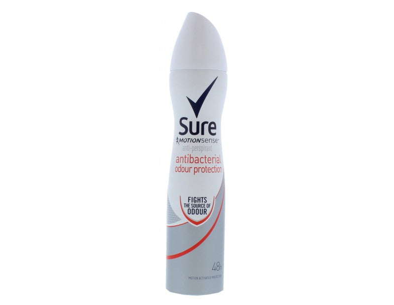 Sure 250ml A/P Spray Women Anti-Bacteria - Dollarstore.dk