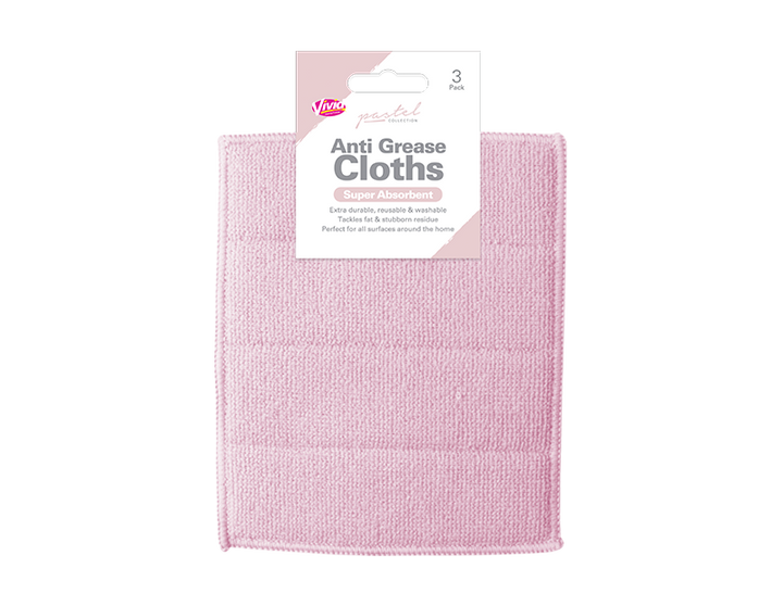 Vivid - Anti-Schmutz-Tücher Pink Super Absorbent 3St
