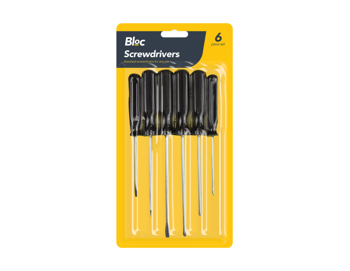 Bloc - 6 stk skruetrækkere