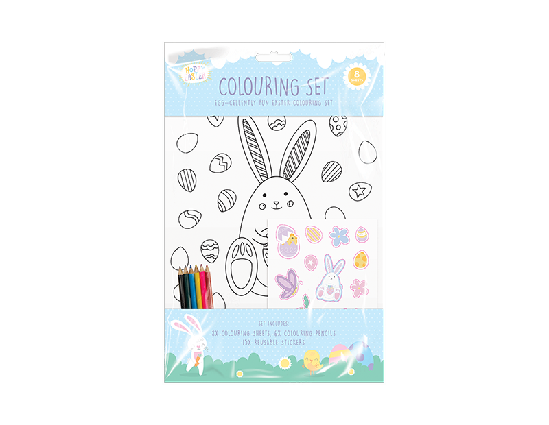 Hopfenreiche Ostern – Zeichenset mit Aufklebern