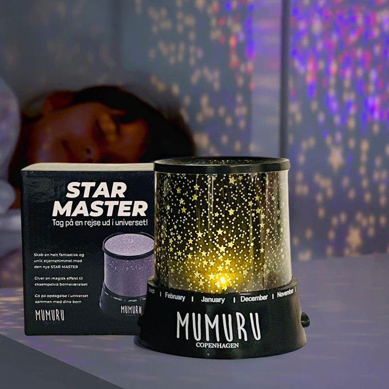 Mumuru – Stern- und Mond-Nachtlampe, batteriebetrieben, Sternenhimmel
