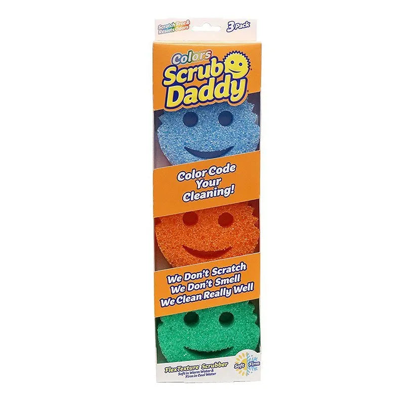 Scrub Daddy – 3 Original Scrubdaddy in verschiedenen Farben