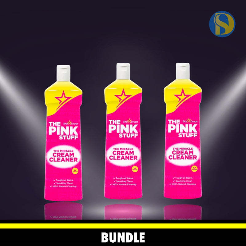 The Pink Stuff – Set mit 3 Reinigungscremes, 500 ml