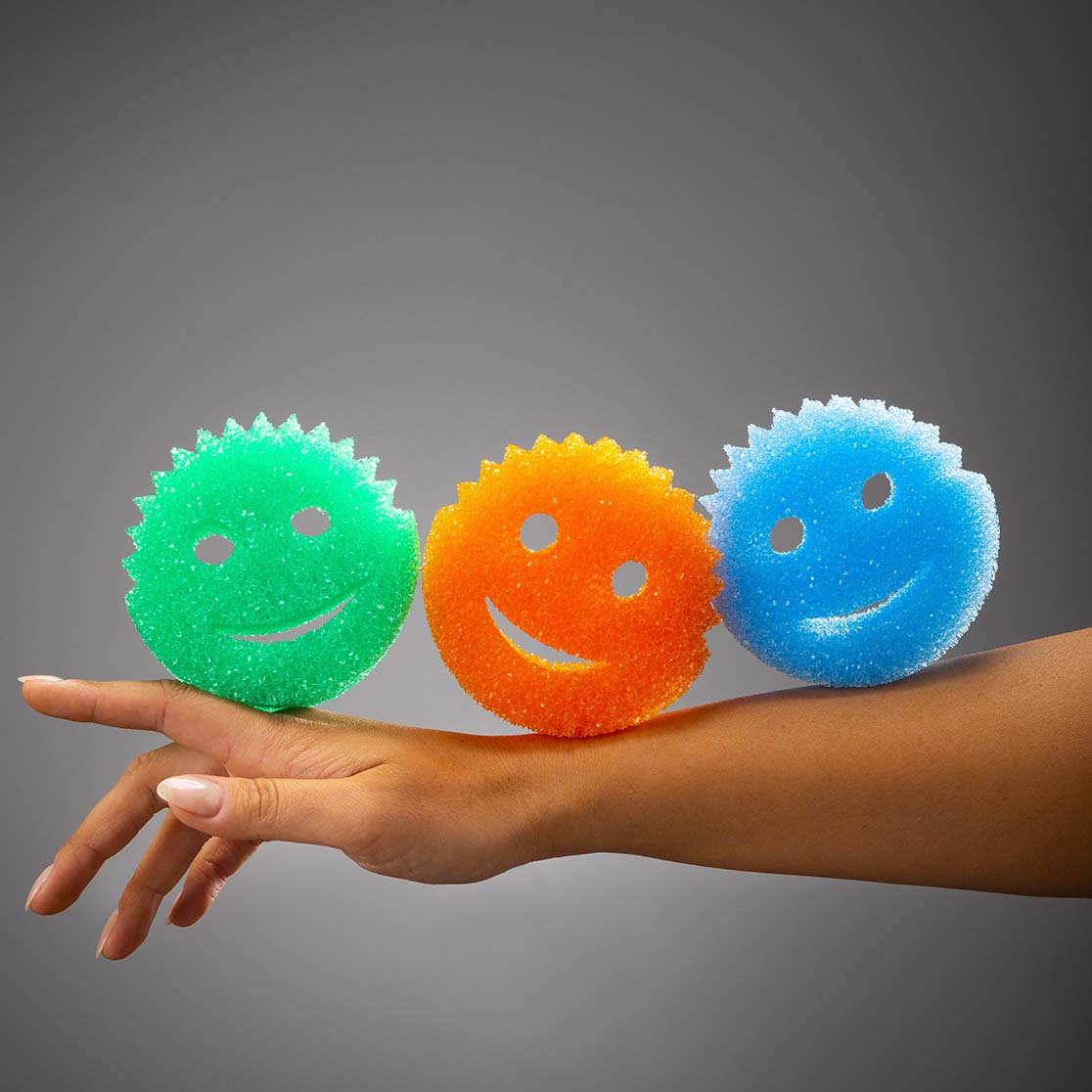 Scrub Daddy – 3 Original Scrubdaddy in verschiedenen Farben