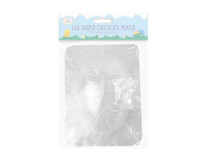 Hoppy easter - Stor chokolade æg former 19x12cm