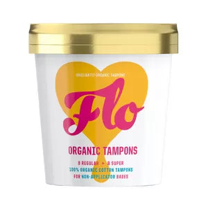 Here We Flo Tampons U. Applikator – 16 Stück – Bio 