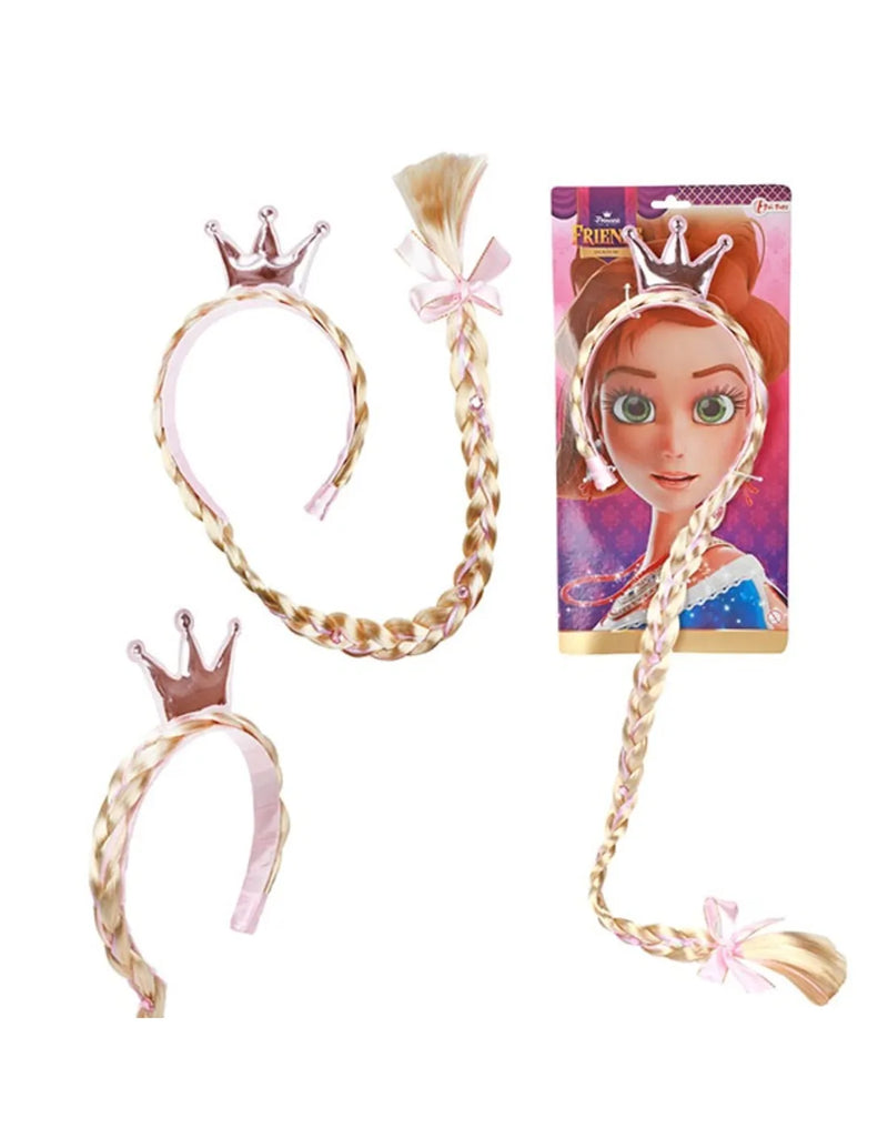 Toitoys - Prinzessinnen-Haarband mit Zöpfen 50+cm