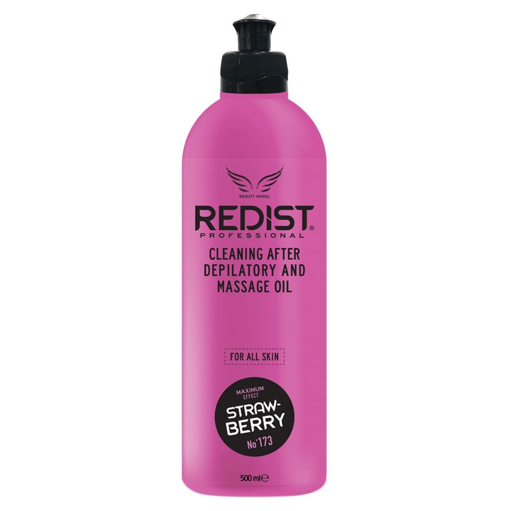 Redist - Professional krop & ansigt rengører fedt til efter oliebehandlinger 500ml Jordbær aroma