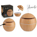 Acorde - Aroma Diffuser luftfugter med flerfarvet LED hvid plast (11 x 11 x 11 cm) (130 ml). Funktion: USB oplader (ledning følger med) .