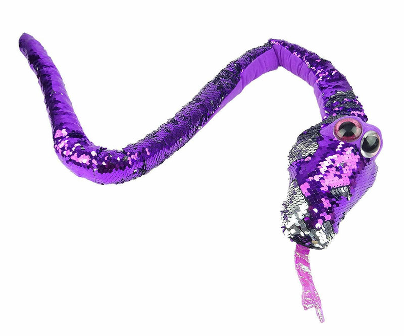 Pailletten-Glitzies – Magischer Schlangen-Teddybär 100 cm (Farbe wählen)